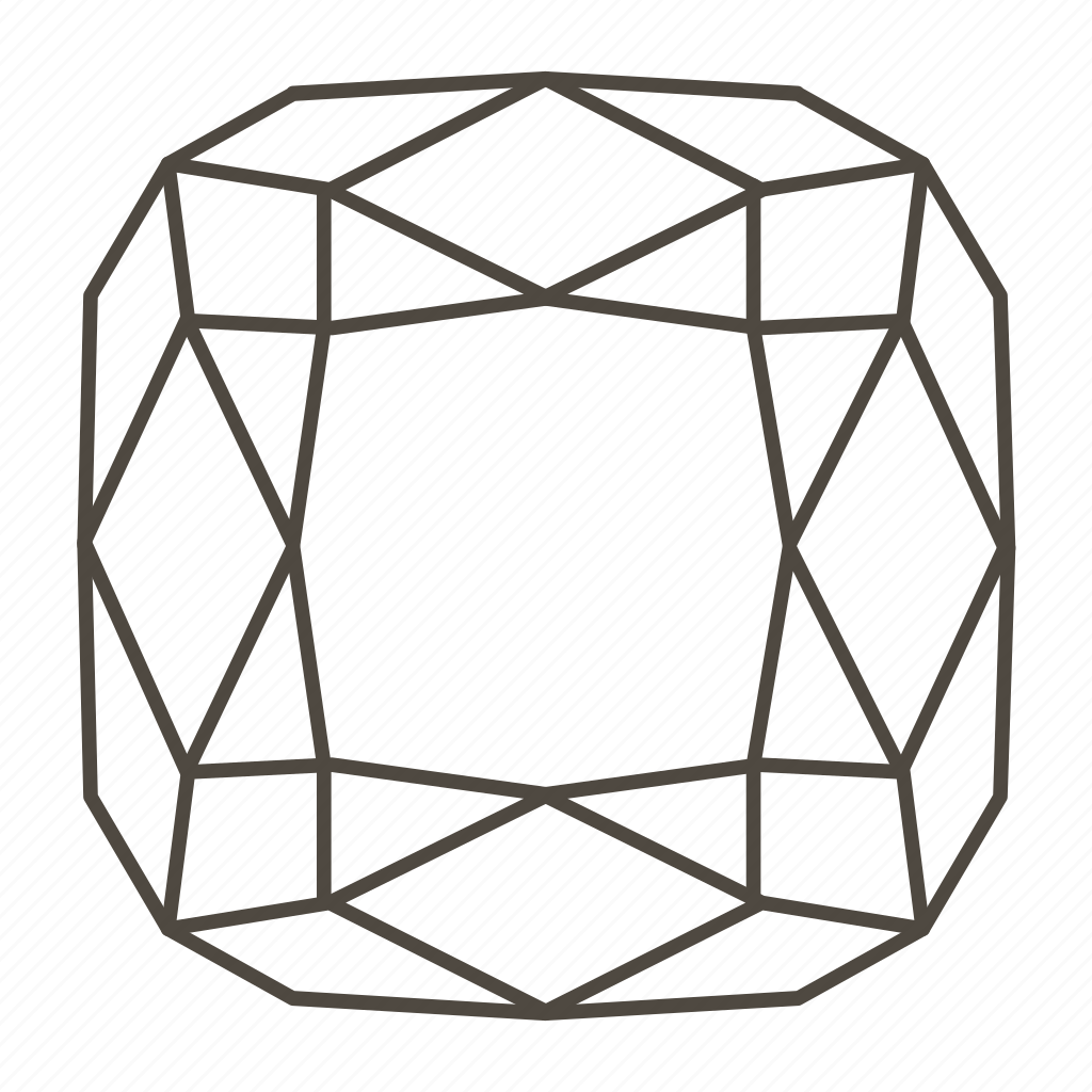 Diamant taille Coussin