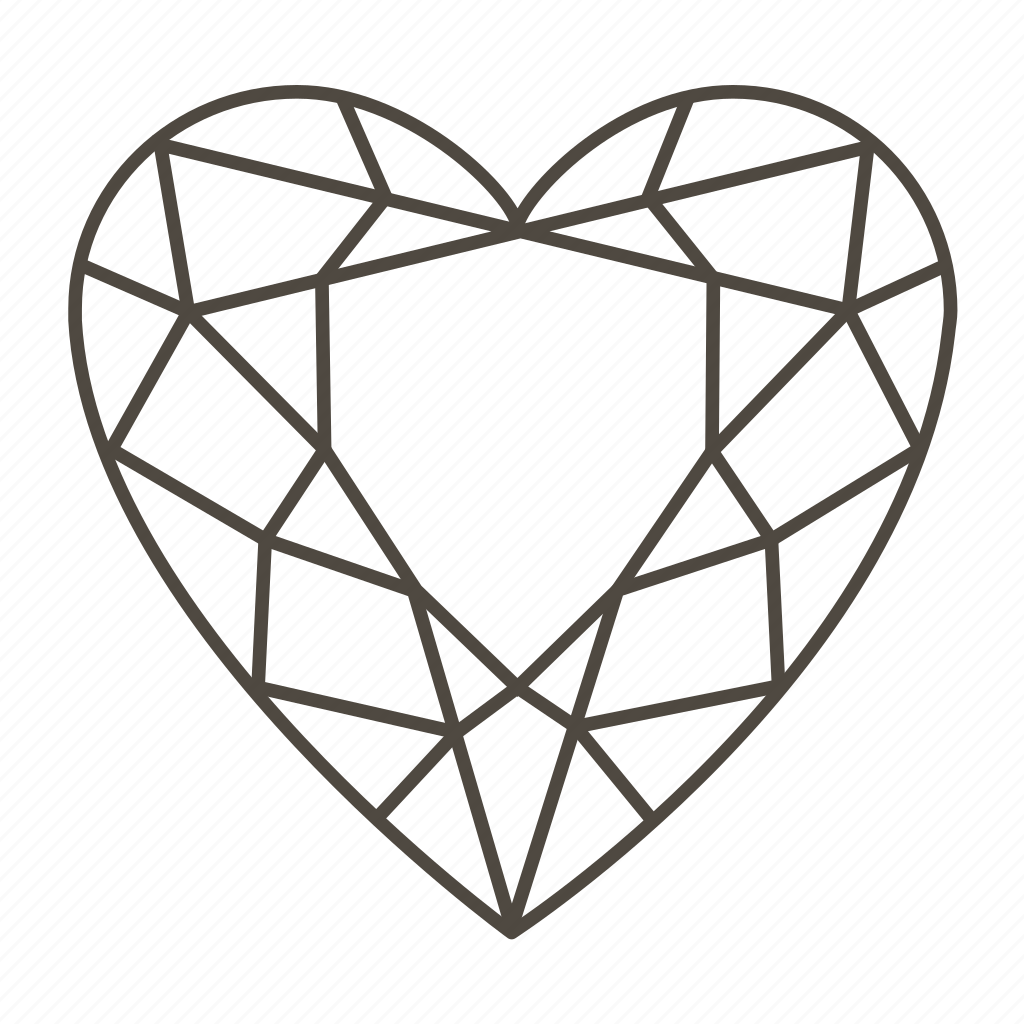 Diamant taille Cœur