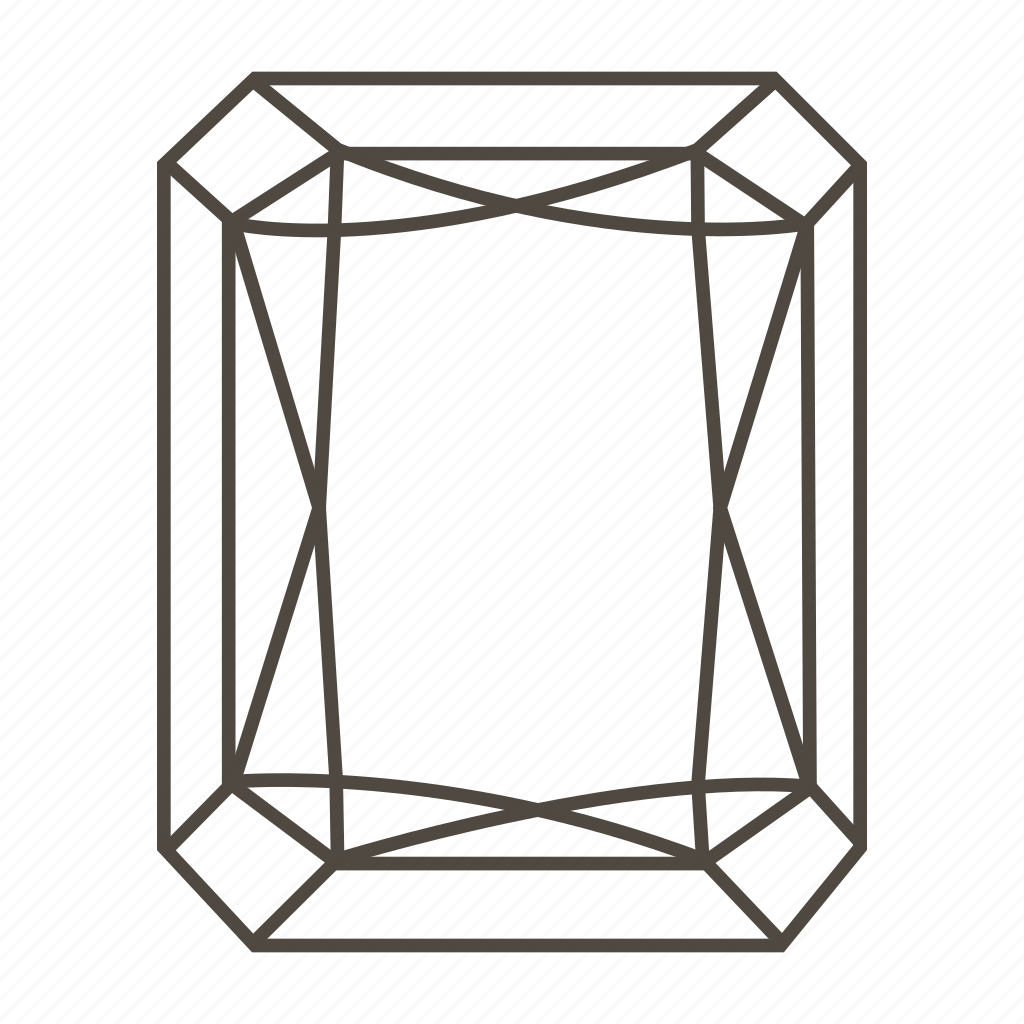 Diamant taille Radiant