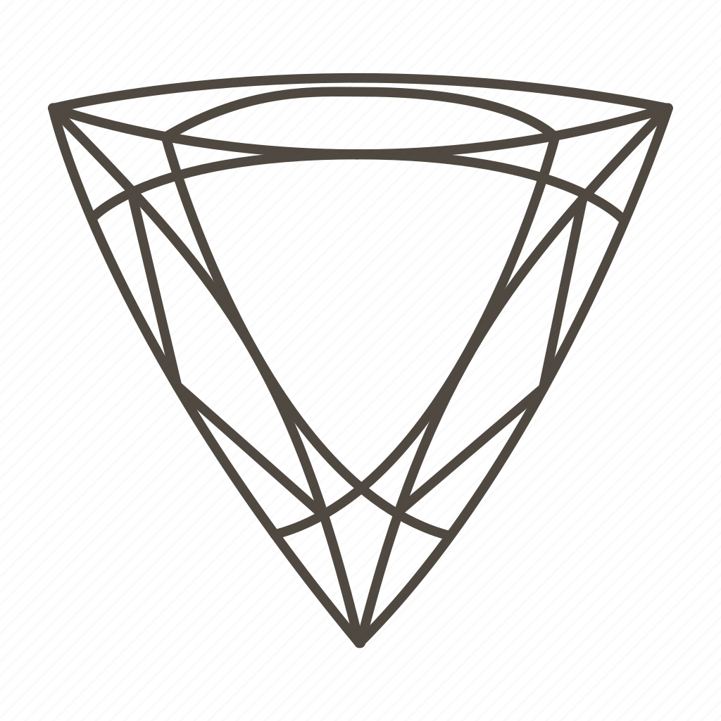 Diamant taille Trillion